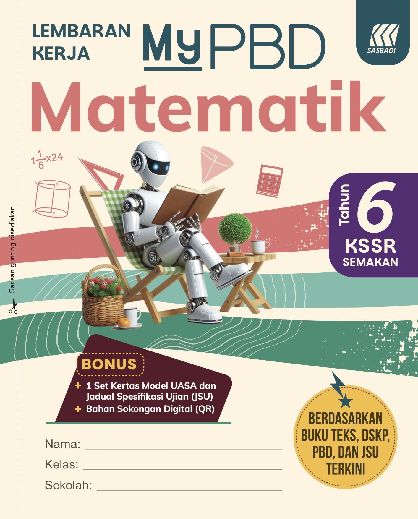Lembaran Kerja MyPBD KSSR Matematik Tahun 6 Cover